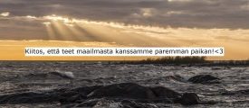 Kiitos Maan ystävälle!